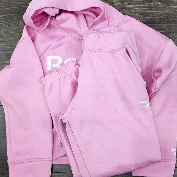 [Bundles] 3-Pack Girls Fleece Hoodie Sweatpants Set Cat&Jack Reebok - Picture 12 of 15
